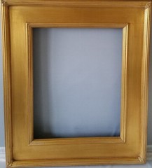 3-1/8 Cezanne Light Classic Gold-Leaf Fluted Edge Picture Wood Frame 20 x 24