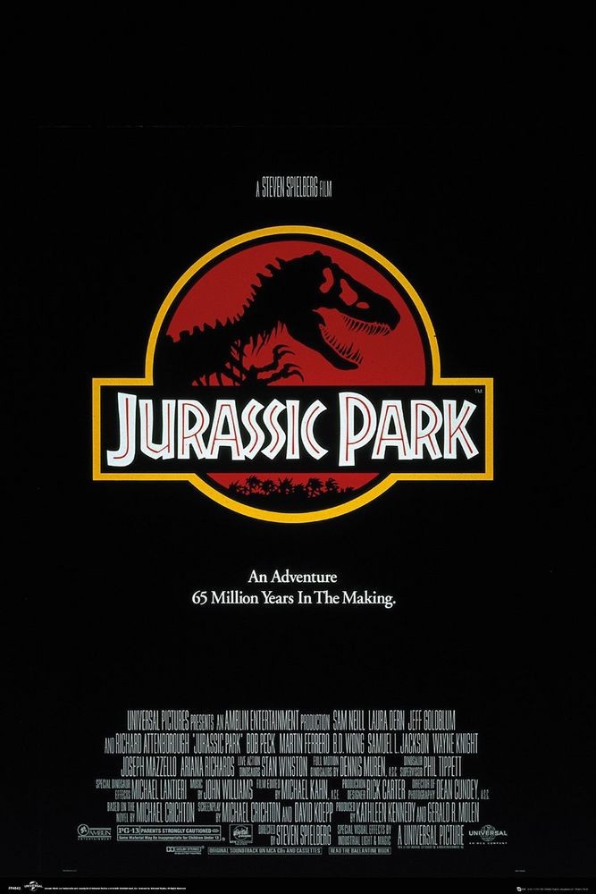 Poster Studio B – Jurassic Park One Sheet World Movie 24×36″ NEW Wall Art P4842