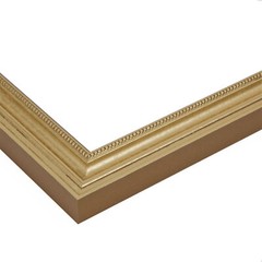 ArtToFrames Custom Picture Poster Frame Gold Foil on Pine 1.25″ Wide Wood