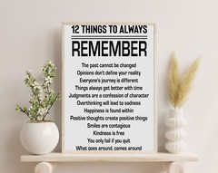 Framed 11×17″ Inspirational Quotes Motivational Poster Home Office Decor