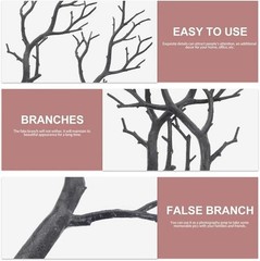 20pcs Artificial Tree Branches for Vase Household Party Decor Stems
