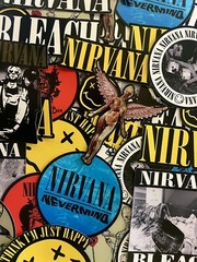 Nirvana Sticker Pack, Grunge Rock Sticker Pack