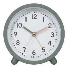 Green Mini Analog Alarm Clock
