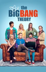 AA4551 The Big Bang Theory Film By Chuck Lorre 2007 Blue Movie Poster 11×17
