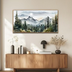 Wood Framed Wall Art For Living Room Large Wall Decor For Office Bedroom Pict…