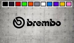 Brembo With Word And LOGO Vinyl Decal Sticker Emblem Car Truck Window 4″ 6″ 8″