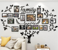 DIY Wall Decor Living Room Family Tree Wall Decor Sticker 3D Picture Frames Coll