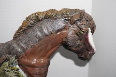 Vintage Upper Deck Cast Iron Horse Colt Heavy Door Stopper