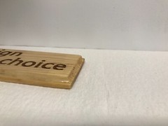 11″ x 16″ custom made Pine wood sign using » TEXT OF YOUR CHOICE» Great Gift.