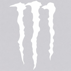 Racing Energy Style Vinyl Sticker Claw Marks