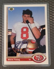 SF 49ers Steve Young Football Card HOF Fridge/Locker/Cabinet Laminated Magnet