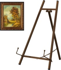 1 Pcs Metal Easel Stand 16.5″ H x 8.7″ W x 4.3″ D Table Top Easel Stand for D…