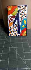 Vintage Mexican Talavera Hacienda Tile Address House Number 1 Uno Fast Shipping