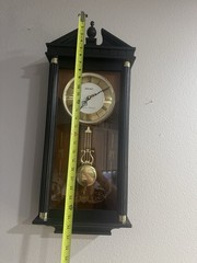 Seiko Pendulum Wall Clock Westminster/Whittington Chime QXH101BCHA 28in
