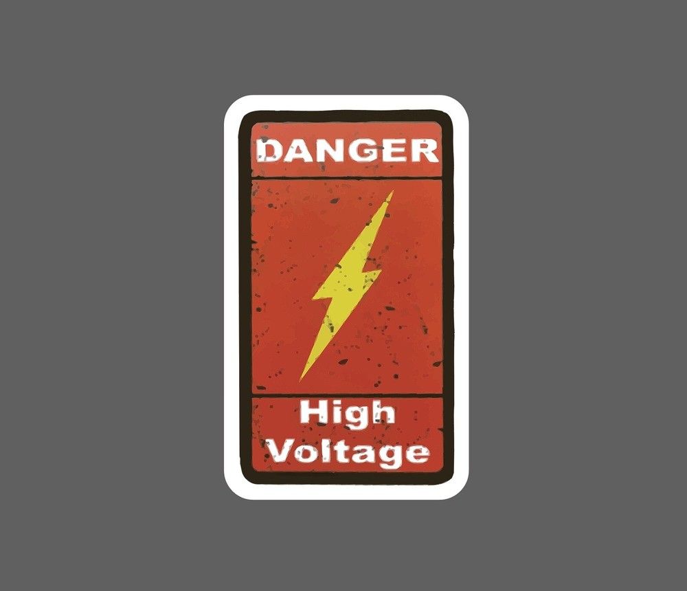Danger Sticker High Voltage Waterproof NEW – Buy Any 4 For $1.75 EACH Storewide!
