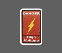 Danger Sticker High Voltage Waterproof NEW – Buy Any 4 For $1.75 EACH Storewide!