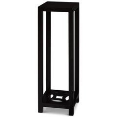 US SELLER – Matte Black Finish Elmwood Ning Chou Design Pedestal