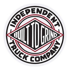 Independent Summit Mylar Sticker (2 pack) Black White 1.5×1.5