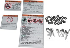 Warning Decals Compatible with ATV Models