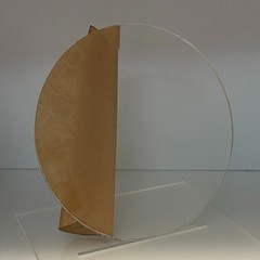 PETG Plastic Sheet – 0.040″ (1mm) Thick – Clear – Circle Disc (All Diameters)