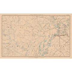 Historical Civil War Map – Missouri Arkansas Tennessee Illinois – Bien 1894 –