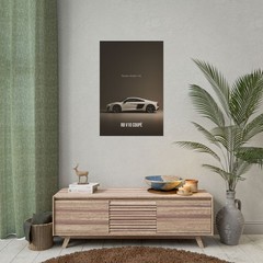 Audi R8 V10 Poster – Modern Supercar Wall Art Print, Garage Decor
