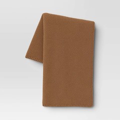 Oversized Recycled Knit Throw Blanket Brown – Threshold