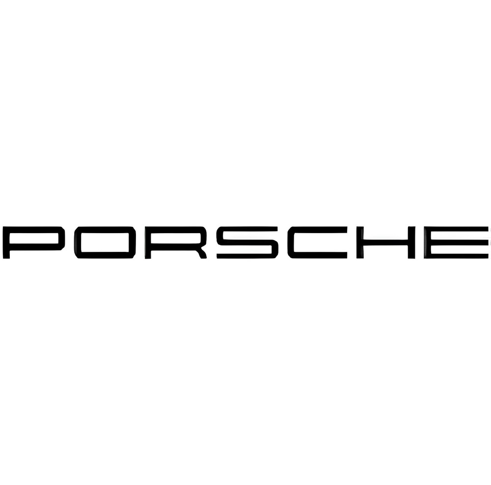 Porsche Vinyl Decal Die Cut