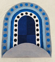 Irregular Shape Rugs Handmade 100% Woolen Hand Tufted For Home Decoration