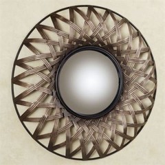 Stark Mirrored Wall Art Beige Brown