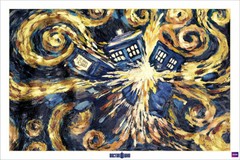 Doctor Who – TV Poster (Van Gogh’s Exploding Tardis) (Dr. Who) (Size: 36″ X 24″)