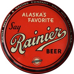 Vintage Rainier Beer Ad Reproduction Metal Sign FREE SHIPPING
