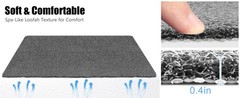 Extra Large Shower Mat, 35.4 x 59.1 Inch Non Slip Shower Mats for Inside