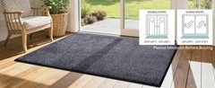 Easy Care Area Rug 4.5ft x 7ft, Non-Slip Washable Entryway Rug, Dog Door Mat,