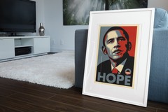 Barack Obama Hope Political Campaign Art Cool Wall Decor Art Print Poster 12×18