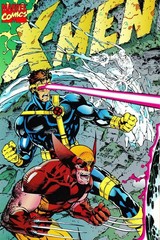 X-Men Comic Book Cover Wolverine Cyclops Iceman POSTER PRINT 16″x24 HOME DECOR