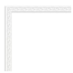Bethany White 38 In. X 26 In., Wood Framed Natural Cork Memo Board