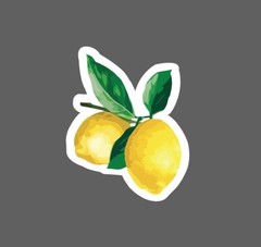 Lemons Sticker Citrus Fruit Waterproof – Buy Any 4 For $1.75 Each Storewide!