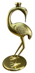 VTG Hollywood Regency Brass Flamingo 24 In Table Base MCM Beauty