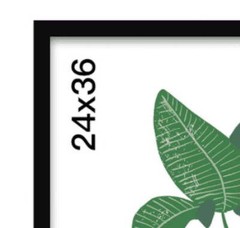 Mainstays 24×36 Basic Black Poster Frame