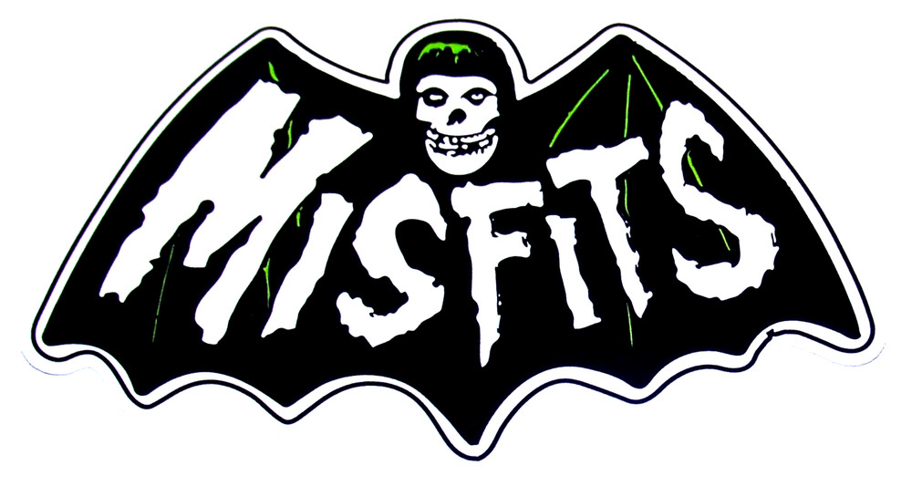 The MISFITS – Logo LARGE Die Cut Sticker Decal Official Metal Punk Ghost Danzig