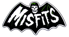 The MISFITS – Logo LARGE Die Cut Sticker Decal Official Metal Punk Ghost Danzig