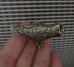 Vintage Style Solid Brass Owl Animal Bird Statue for Home Garden Decor