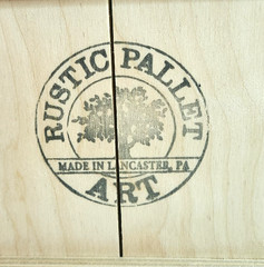 Rustic Pallet Art » Christmas In Heaven» Made in Lancaster Pa Amish Country NEW