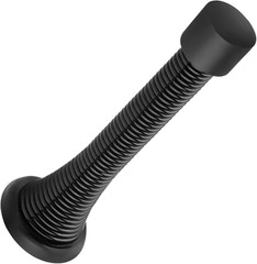 Spring Door Stopper –1 Matt Blk -Pack Wall Door Stopper – Easy Installation Door