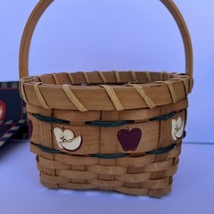 VTG Apple Kitchen Decor Set Cades Creek Plates Basket Signs 80s 90s Country Farm