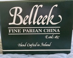Belleek Ireland Pink Shell Dish NIB
