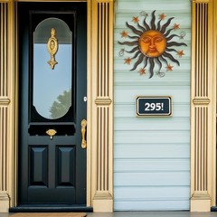 Elegant 24″ Weather-Resistant Sun Face Wall Art – Perfect for Gardens & Patios