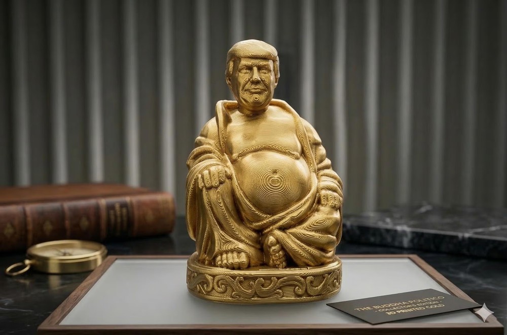 Donald J Trump Buddha Statue | President of The United States