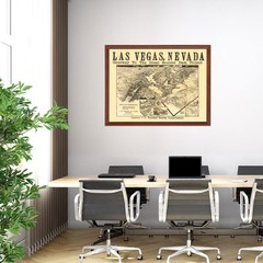 Old Map of Las Vegas, NV 1932 – Vintage Las Vegas Nevada Art